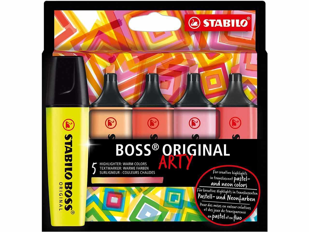 Evidenziatore Stabilo Boss giallo fluo 70/24